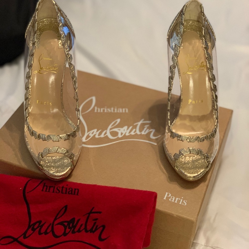 💯 Christian Louboutin Hargaret 120 Specchio